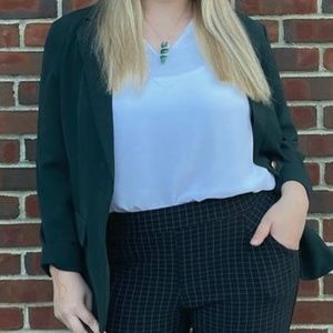 SoHo Dark Green Women’s Suit Jacket Blazer